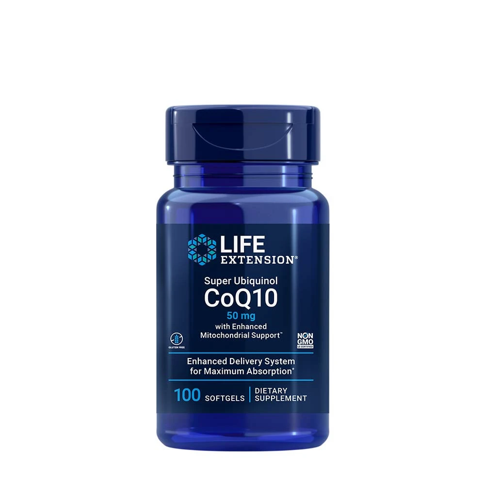 Life Extension - Super Ubiquinol CoQ10 with Enhanced Mitochondrial Support - 100 Softgels, 50mg - Image 3