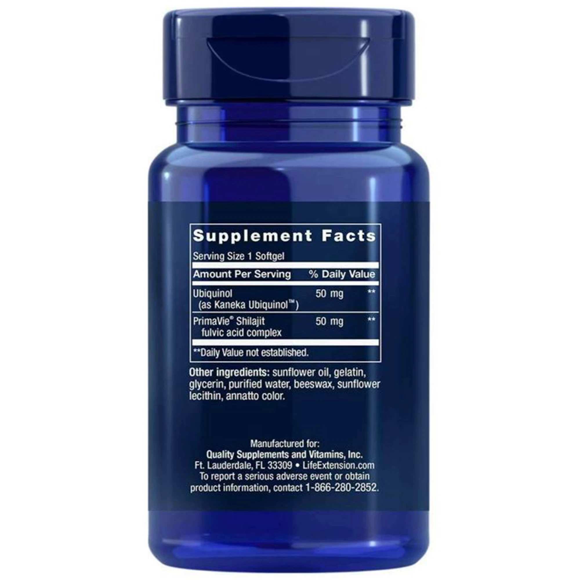 Life Extension - Super Ubiquinol CoQ10 with Enhanced Mitochondrial Support - 100 Softgels, 50mg - Image 5