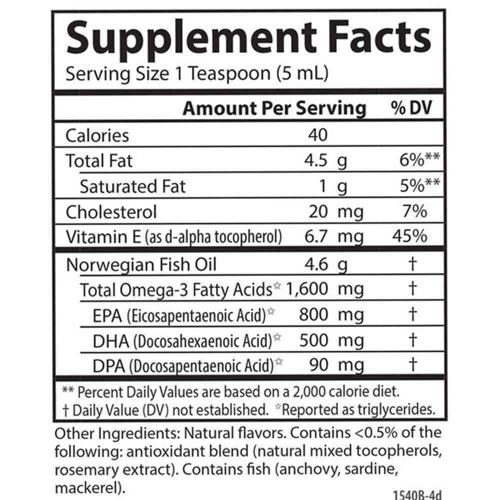 Carlson Labs - The Very Finest Fish Oil, Natural Orange Flavor - 200 ml - Image 3