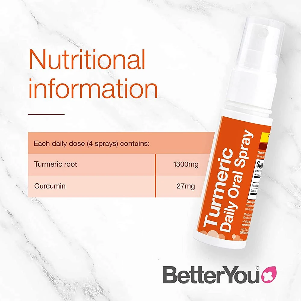 BetterYou - Turmeric Oral Spray - 25 ml - Image 2