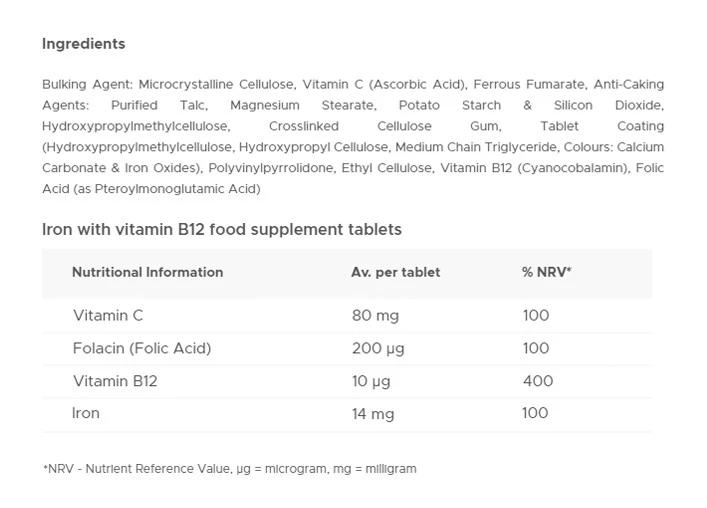 Vitabiotics - Ultra Iron - 30 Tablets - Image 2