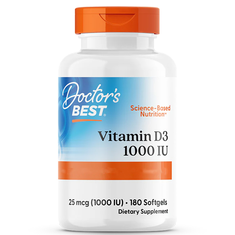 Doctor's Best - Vitamin D3, 5000 IU - 180 Softgels - Image 4