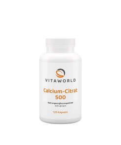 Vitaworld Calcium Citrate 500  (120 Capsules)