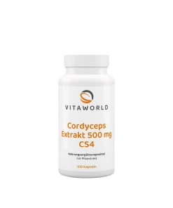 Vitaworld Cordyceps extract 500 mg CS4 (100 Capsules)