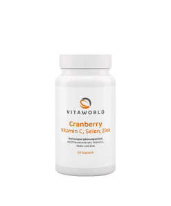 Vitaworld Cranberry Vit C + Selenium + Zinc (60 Capsules)
