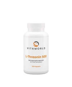 Vitaworld L-threonine 500 (120 Capsules)
