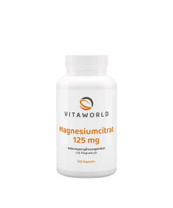 Vitaworld Magnesium Citrate 125 mg (120 Capsules)