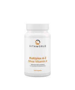 Vitaworld Multiplex A-Z Without Vitamin K (120 Capsules)