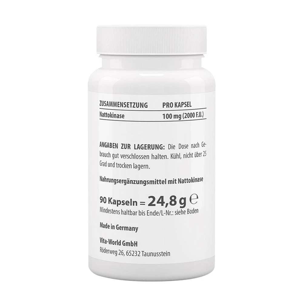 VitaWorld - Nattokinase - 90 Capsules - Image 2