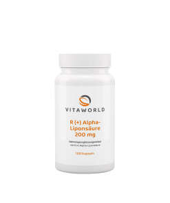 Vitaworld R (+) Alpha Lipoic Acid 200 mg (100 Capsules)