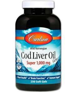 Wild Norwegian Cod Liver Oil Gems