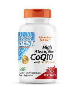 Doctor's Best High Absorption CoQ10 400mg 180 veg. capsules