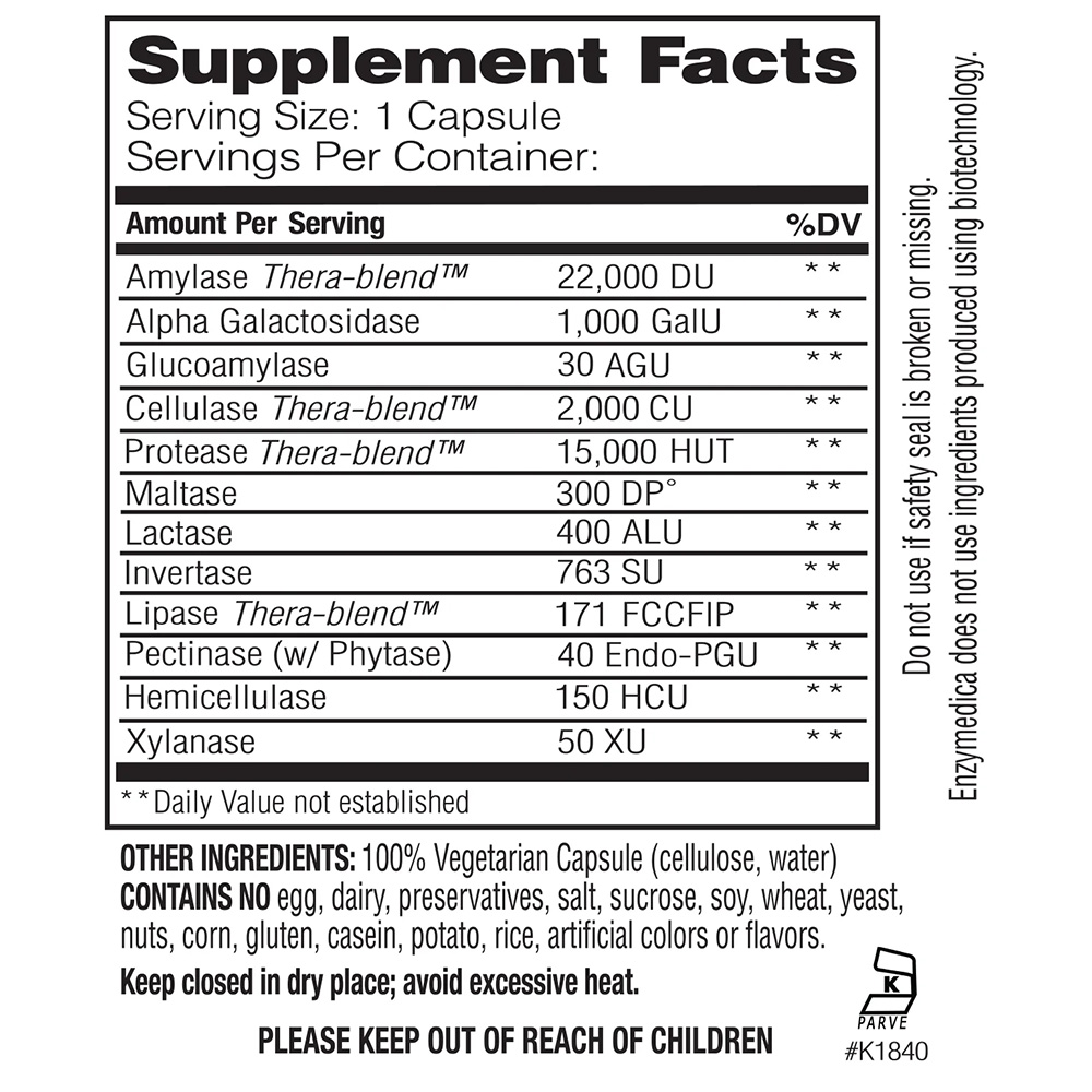 Enzymedica - VeggieGest - 90 Capsules - Image 3