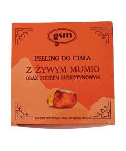 GSM Body scrub with live Mumio and amber dust (200 ml / 6.8 fl.oz)