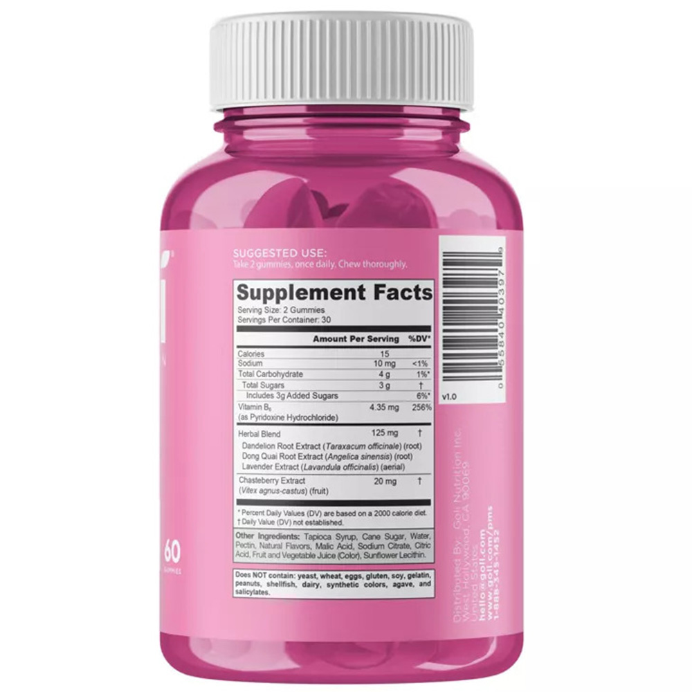Goli Nutrition - Women's PMS Relief Gummies - 60 Count - Image 4