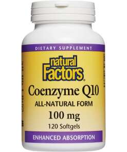 Natural Factors Coenzyme Q10 100mg 120 soft capsules