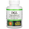 Natural Factors DGL Deglycyrrhizinated Licorice Root 400mg 90 chewable tablets