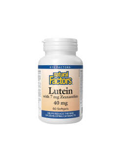 Natural Factors Lutein 40 mg with Zeaxanthin (60 Softgels)