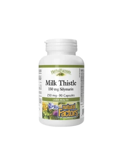 Natural Factors Milk Thistle 250 mg/150 mg Silymarin (90 Capsules)