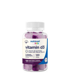 Nutricost Kids Vitamin D3 Gummies (120 gummies