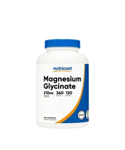 Nutricost Magnesium Glycinate 210 mg (360 Capsules)
