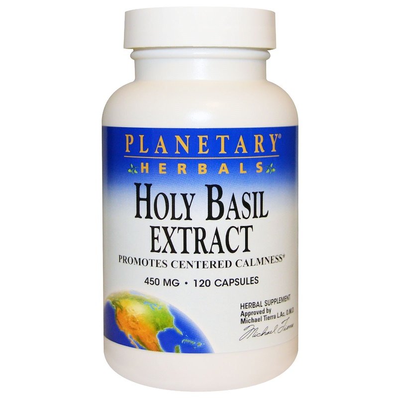 Planetary Herbals Holy Basil Extract 450mg 120 capsules