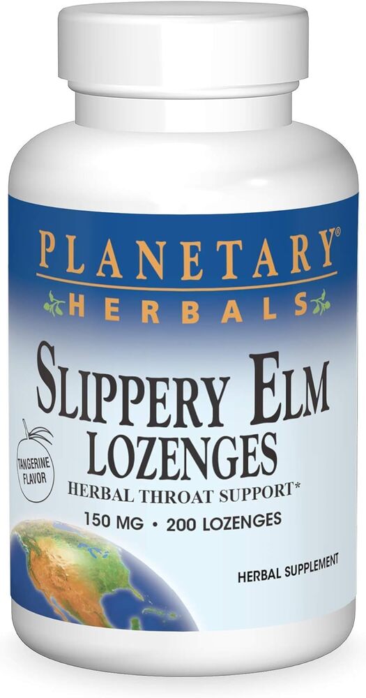 Planetary Herbals - Slippery Elm Lozenges, Tangerine, 150 mg - 200 Pastilles - Image 2