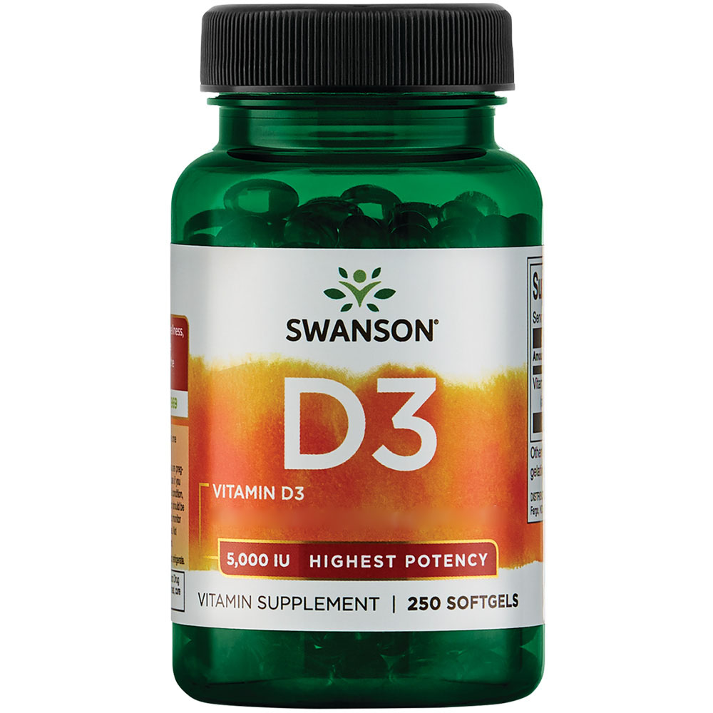 Swanson - Vitamin D3 - 250 Softgels - Image 4