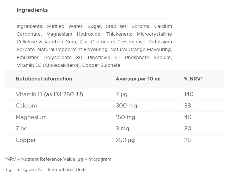 Vitabiotics - Wellkid Calcium Liquid - 150 ml - Image 2